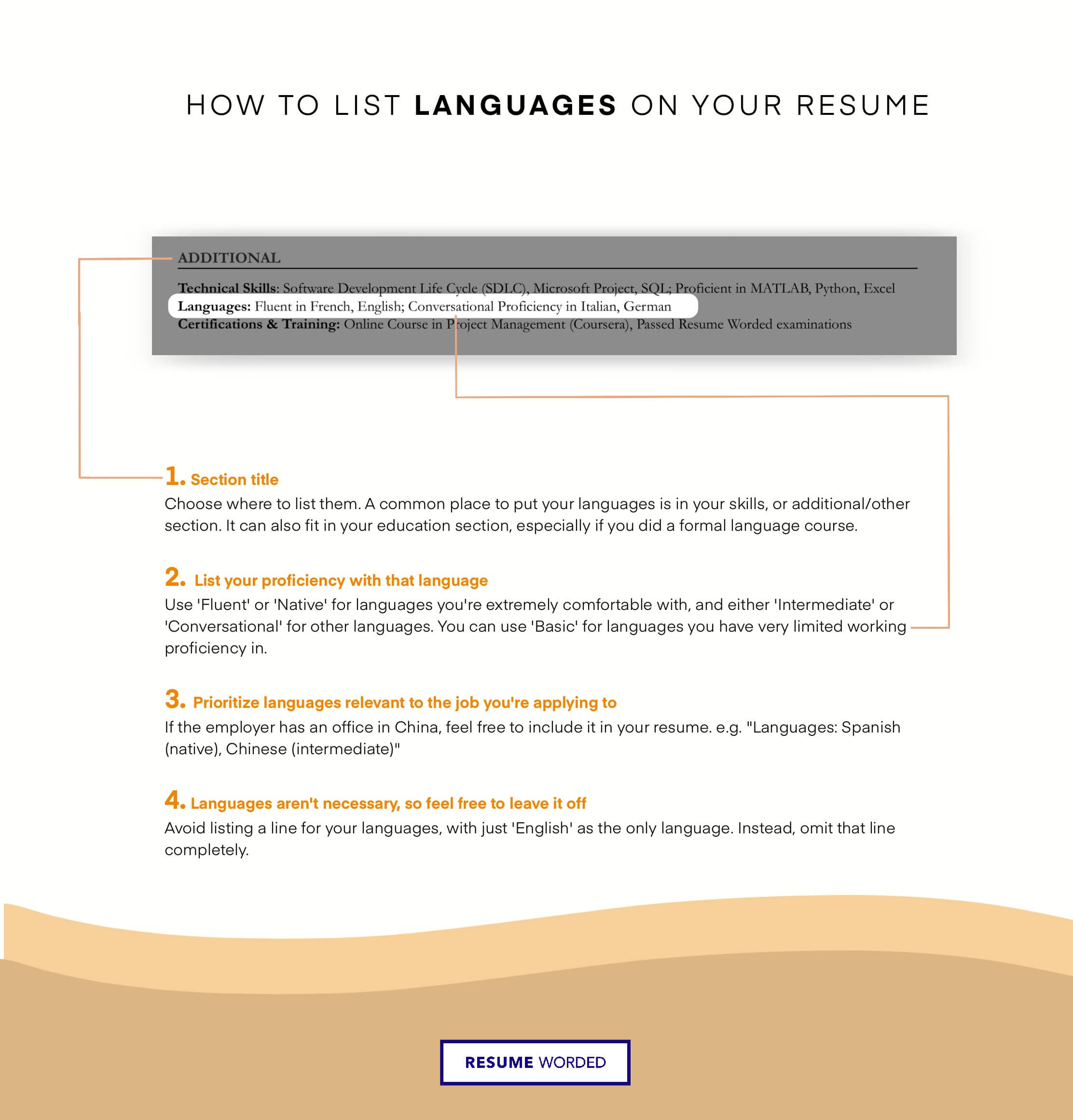 Use people/team-centered language. - Agile Project Manager Resume