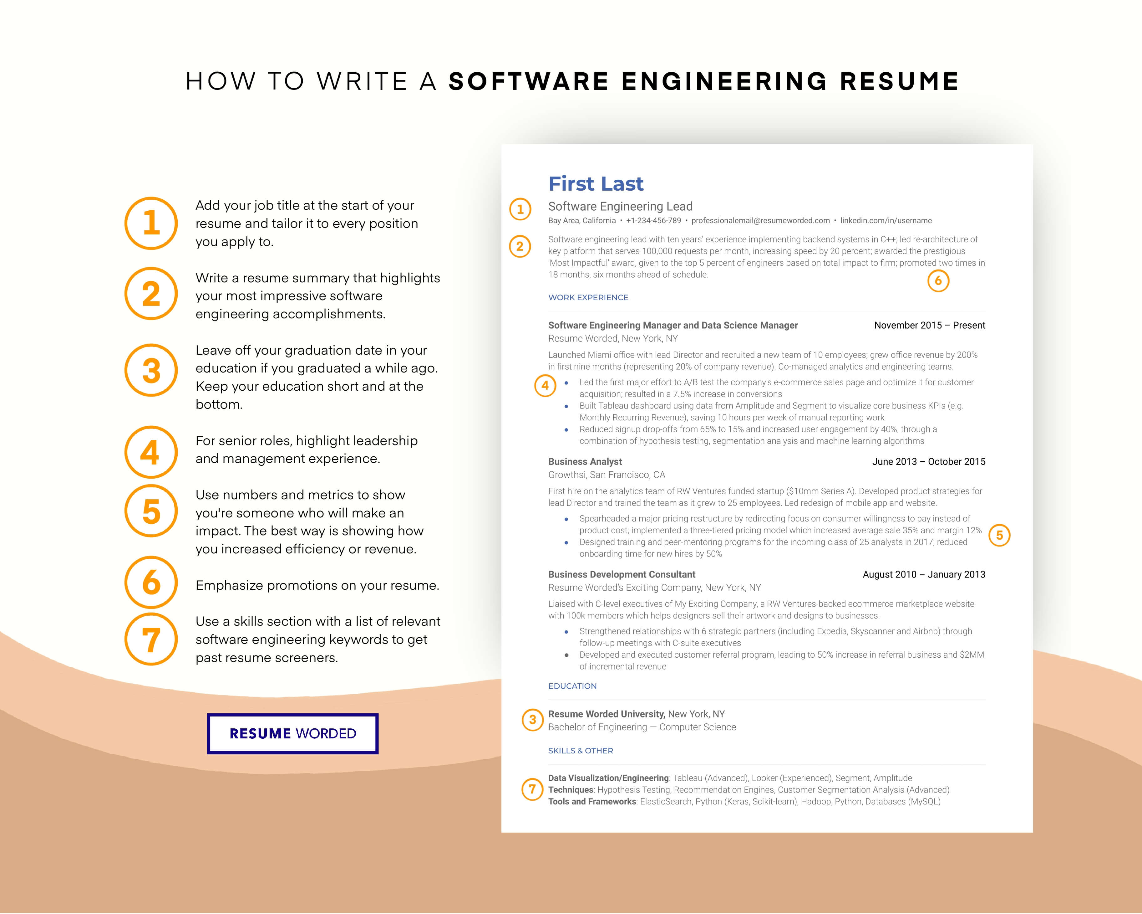 Numbers and metrics relevant to software test engineers - Software Test Engineer Resume